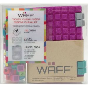 Waff Waff Creatief Dagboek Set A7 Glitter Roze