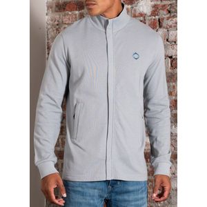 MA.Strum Pique full zip - battleship grey