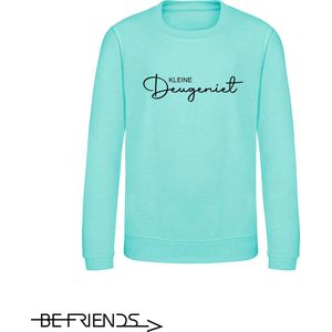 Be Friends Sweater - Kleine deugeniet - Kinderen - Mint groen - Maat 5-6 jaar