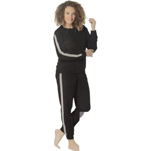 Velvet Twosie / Huispak / Twinset GLAMOURISTA  - Grijs / Zilver - Polyester - Maat L