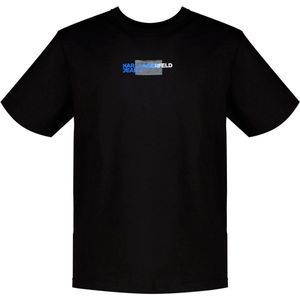 KARL LAGERFELD JEANS Shirt  blauw / zwart / wit