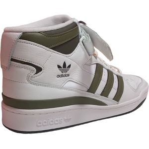Adidas - Forum Mid - Sneakers - Wit/Groen - Mannen - Maat 43 1/3
