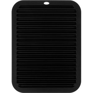 Hittebestendige siliconen mat voor krultang en stijltang - Hittebescherming voor haarstyling - 305 x 229 cm (zwart)