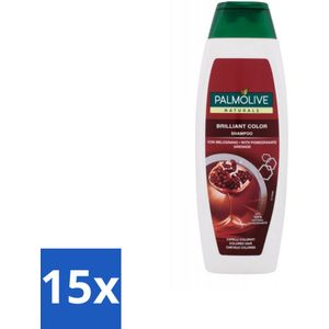 Palmolive Naturals - Shampoo - Brilliant Color - Voor Gekleurd Haar - 350 ml - Bulkverpakking - 15 stuks