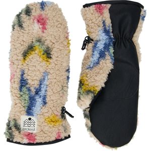 Protest Prtlevy – Ski wanten Dames – Teddy – Elastische band – Kitoffwhite