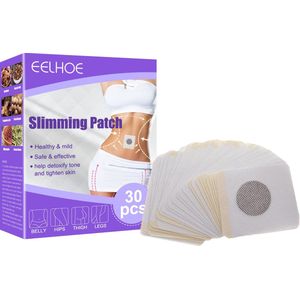 EELHOE 30x Body Shape Patches – Vetverminderend & Verstevigend – Buik, Arm, Dij – Natuurlijke Huidverzorging – Let Op Lichaamscontouren