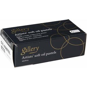 Gallery Oliepastel Premium, L: 7 cm, dikte 11 mm, turquoiseblauw (223), 6 stuk/ 1 doos