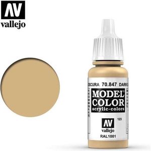 Vallejo 70847 Model Color Dark Sand - Acryl Verf flesje