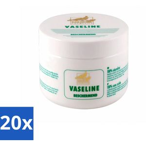 20 x Goldline - Vaseline - Huidverzorging - Beschermend & Hydraterend - 250 ml - Schrale Huid - Vochtinbrengende Crème - Huidbarrière - Voetcrème - Handcrème