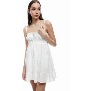 Mini-lengte Gelaagd Spaghettikleid