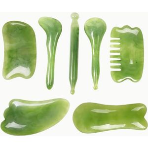 Gua Sha set 7-delig - Gua Sha Schraap Massage Set