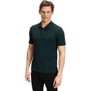 FALKE - Basic Polo Shirt - Groen - Heren - Piqué Katoen