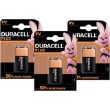 5x stuks Duracell V9 Plus batterij alkaline - Lr61 - Batterijen pack - Blokbatterijen