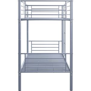 Rousseau - Stapelbed Twin | 90 x 200 | Grijs - 90x200 -