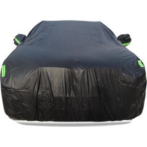 Autozeil, SUV, auto betaald, complete garage, winter, autohoes, stofdicht, winddicht, sneeuwbestendig, UV bescherming, outdoor, auto, garage, SUV, 445 cm