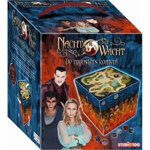 Nachtwacht bordspel - Monsters komen - Magnetische kubus - Voor 3 spelers - Vanaf 6 jaar - Spelduur: 30 minuten