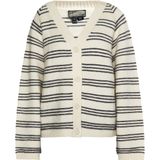 DreiMaster Vintage Gebreid vest  zwart / wolwit