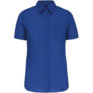 Kariban Overhemd in onderhoudsvriendelijk polykatoen-popeline korte mouwen dames K548 - Light Royal Blue - XXL