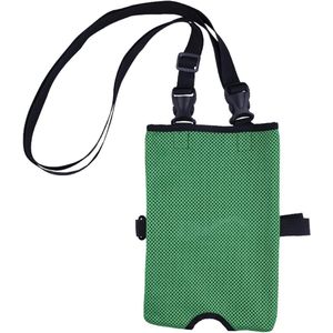 Inovra Plus - Draagbare houder voor urinezakken en katheters met 2 liter inhoud in groen ontwerp