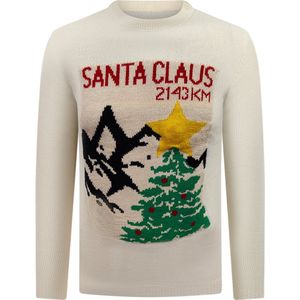 Kersttrui Santa Claus 2143KM Beige - Heren
