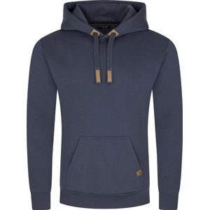 DENIMFY Heren trui DFIvo regular fit Blauw S Volwassenen Hoodie Capuchon Sweatshirt