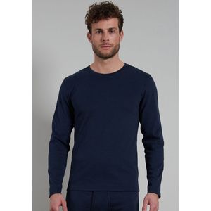 Gotzburg heren T-shirt lange mouw met O-hals (1-pack) - donkerblauw