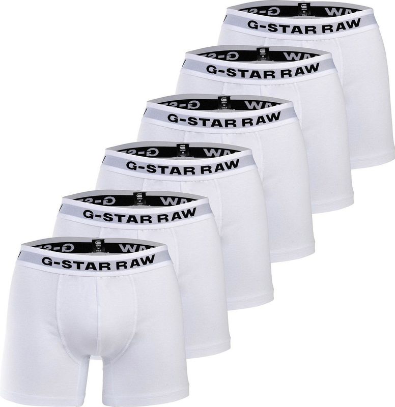G-STAR - Boxershorts - Set van 6 - Effen - Heren