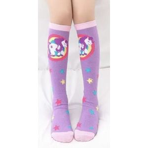Eenhoorn Kniesokken - Kindersokken - Sokken - Maat 33-36