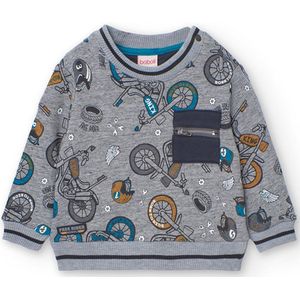 Boboli - Fleece Printed - Trui - Veelkleurig - 8 Jaar