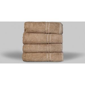 Handdoek - 100% Egyptisch katoen- Lifestyle Deluxe 600 gr/m2 - 50x100 cm - Caramel - Set van 2