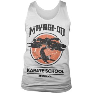 Cobra Kai Miyagi-Do Karate School Tank Top White-M