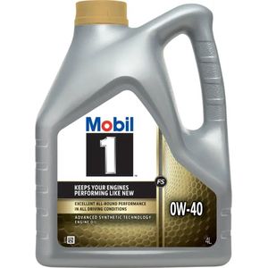 MOBIL - Motorolie - 0W-40 - 4 Liter - Geschikt voor VW, MERCEDES-BENZ, OPEL