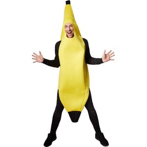 dressforfun - Kostuum banaan XL - verkleedkleding kostuum halloween verkleden feestkleding carnavalskleding carnaval feestkledij partykleding - 301627