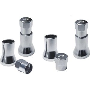Ventielkapjes Chrome - 2-delig - 4 stuks