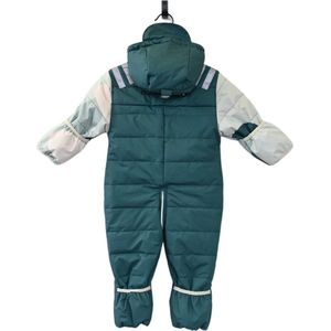 Ducksday - winterpak voor baby - Sneeuwpak - warm - waterdicht - winddicht - unisex - Breeze - Donkergroen - maat 68