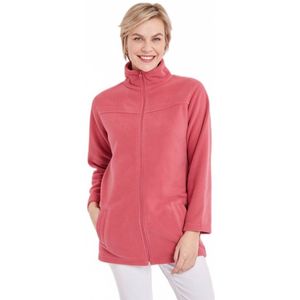 Fleecejack met lange mouwen en ritssluiting