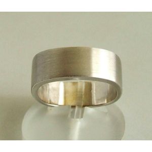 Wit gouden Christian ring