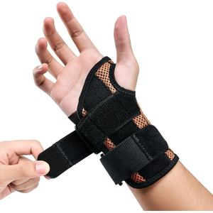 Polsbandage met spalk voor mannen en vrouwen - Polssteun voor carpaal tunnelsyndroom - Pijnverlichting tendinitis artritis - ABYON