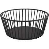 APS - Urban - Opbergmand - Zwart - Ø 20 cm, h: 8,5 cm, gemaakt van metaal