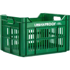 Gerecyclede fietskrat Urban Proof 30 liter - legergroen