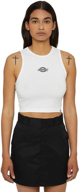 Dickies - Powers - Mouwloos T-shirt - Zwart - Dames