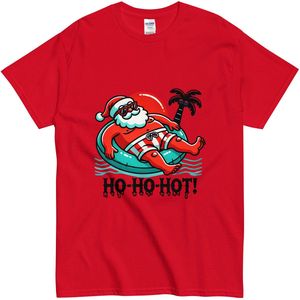 Kerstmis in Juli T Shirt - Vrouwen en Mannen - Grappige Zomer Print - Rood - S