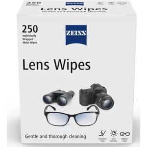 Lensdoekjes voor optische oppervlakken - 250 stuks, Individueel verpakt