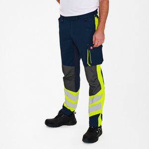 Engel - Cargo Werkbroek - Blue Ink / Hi-vis Yellow - 2870-217