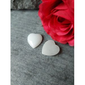 Zaksteen Hart Aventurijn Wit