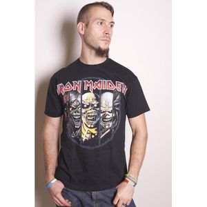Iron Maiden - Eddie Evolution Heren T-shirt - M - Zwart