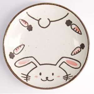 Tokyo Design Studio – Kawaii – Konijn Usagi – Bord – Roze – 16,2×3,4cm