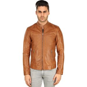 Versano Memphis Leren Heren Jas Heren Jack M - Cognac