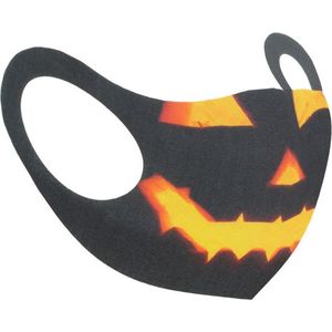 Zac's Alter Ego - Evil Pumpkin Masker - Mondkapje - Oranje