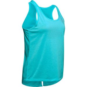 Under Armour Whisperlight Tie Back Tank Dames Sporttop - Breathtaking Blue - Maat L